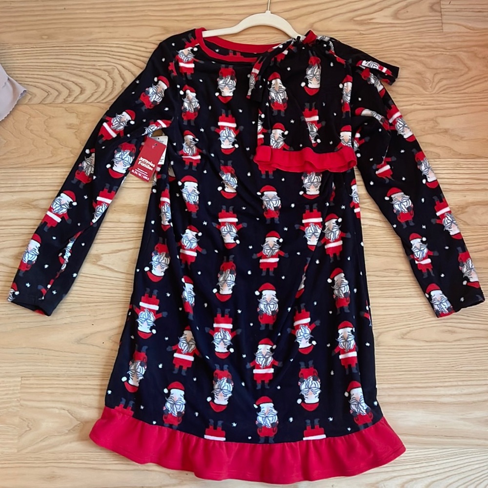 Doll and child nightgown pjs- Ho Ho Ho, jammies for your families XL (14-16)